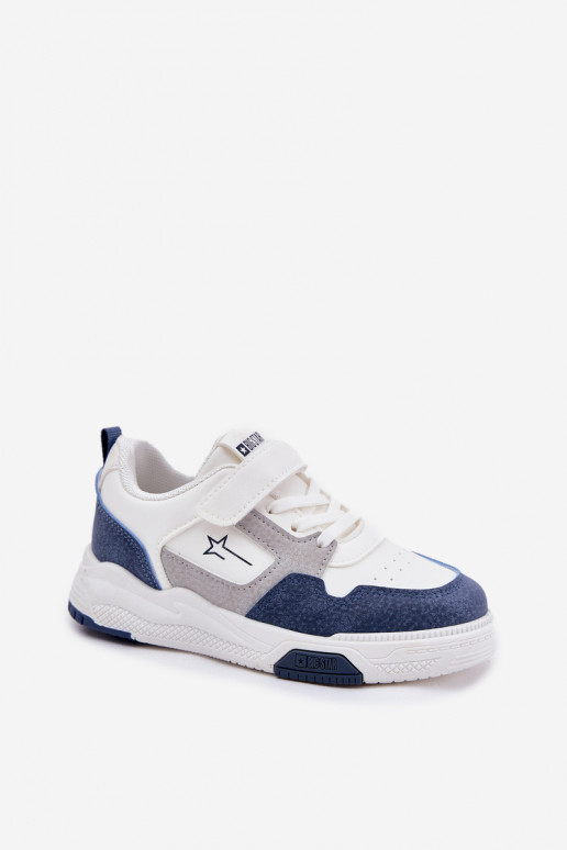 Sneakers Stilvollllschuhe Kindisch Big Star RR374053 INeiß-blaue Farbe  Sneakers Stilvollllschuhe Kindisch Big Star RR374053 INeiß-blaue Farbe
