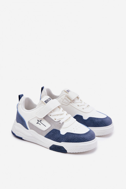 Sneakers Stilvollllschuhe Kindisch Big Star RR374053 INeiß-blaue Farbe  Sneakers Stilvollllschuhe Kindisch Big Star RR374053 INeiß-blaue Farbe