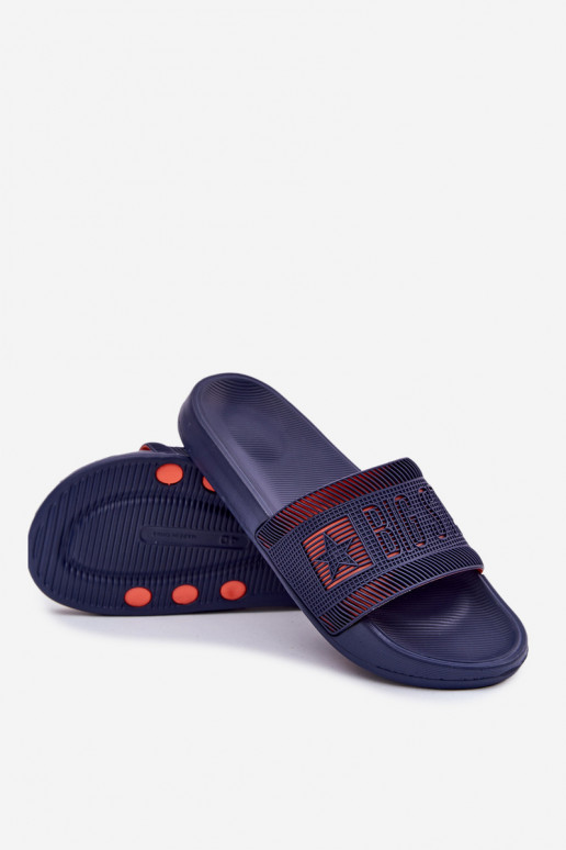 Männlich Hausschuhe Big Star RR174A052 Dunkelblau Männlich Hausschuhe Big Star RR174A052 Dunkelblau