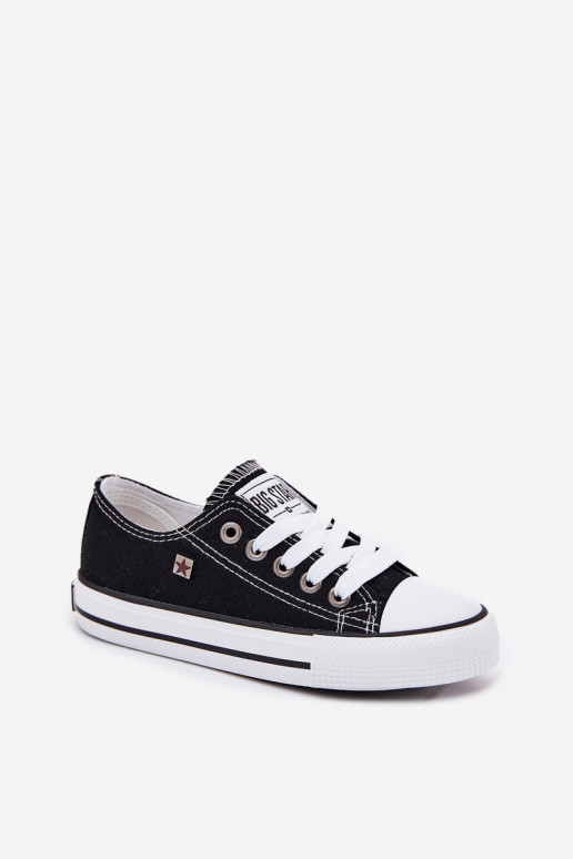 Klassische Freizeitschuhe für Kinder Big Star DD374163 in der Farbe Schwarz