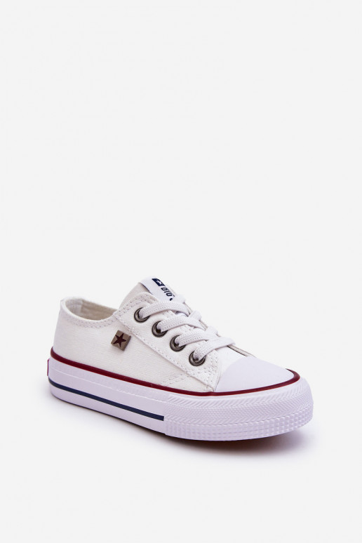 Kinder-Freizeitschuhe, klassisches Modell, Big Star DD374160, weiße Farbe Kinder-Freizeitschuhe, klassisches Modell, Big Star DD374160, weiße Farbe