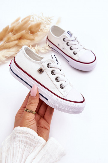 Kinder-Freizeitschuhe, klassisches Modell, Big Star DD374160, weiße Farbe 2