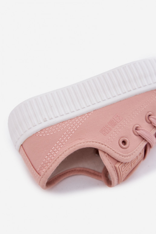 lässige Schuhe Kindisch mit Schnürsenkeln Big Star RR374011 pinke Farbe lässige Schuhe Kindisch mit Schnürsenkeln Big Star RR374011 pinke Farbe