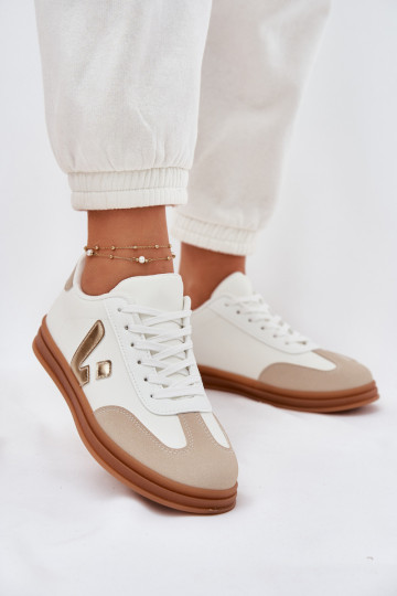Sneakers Stilvollllschuhe Feminin Eko Haut Zueiße Farbe Micca 2
