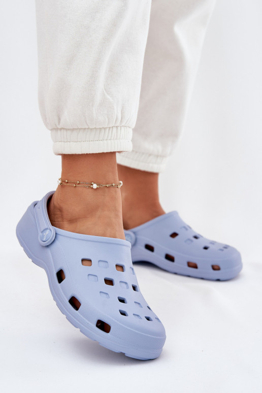 Damenhausschuhe Leichte Hausschuhe LEMIGO 806 blaue Farbe Damenhausschuhe Leichte Hausschuhe LEMIGO 806 blaue Farbe