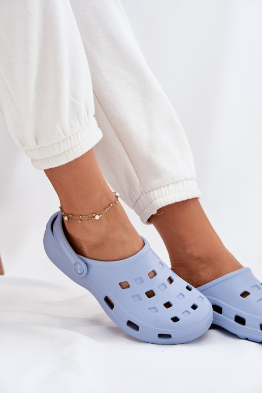 Damenhausschuhe Leichte Hausschuhe LEMIGO 806 blaue Farbe Damenhausschuhe Leichte Hausschuhe LEMIGO 806 blaue Farbe