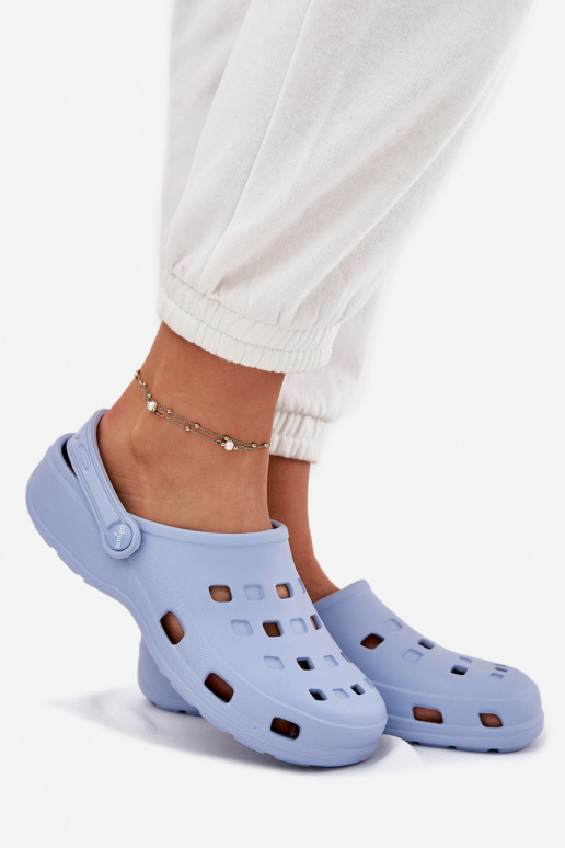 Damenhausschuhe Leichte Hausschuhe LEMIGO 806 blaue Farbe Damenhausschuhe Leichte Hausschuhe LEMIGO 806 blaue Farbe