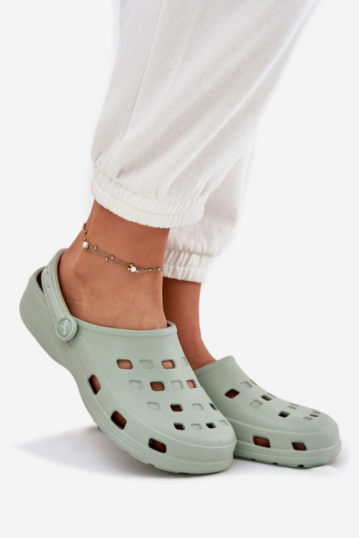 Damenhausschuhe Leichte Hausschuhe LEMIGO 806 Mintfarbe