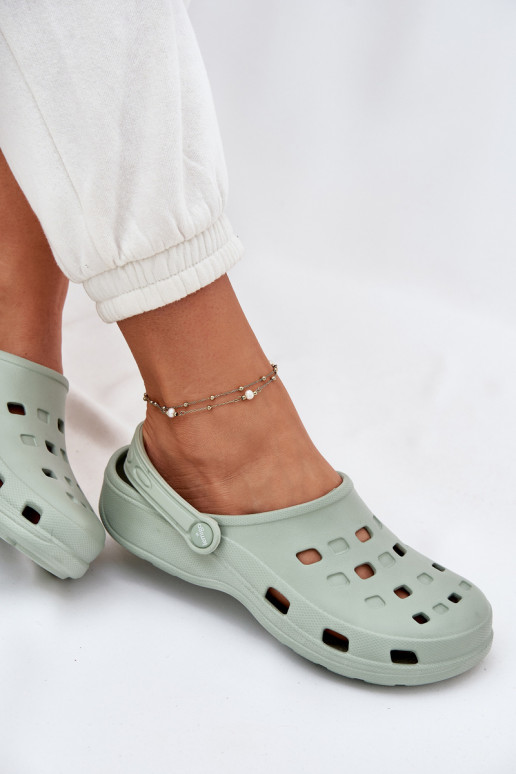 Damenhausschuhe Leichte Hausschuhe LEMIGO 806 Mintfarbe