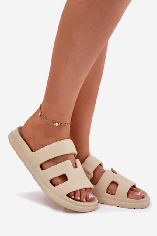 Leichte Hausschuhe Damenhausschuhe Beige Dimelle