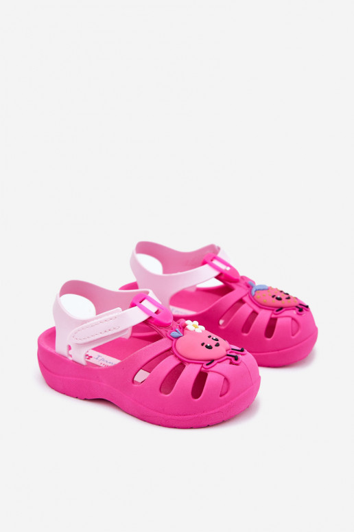 Sandalen Kindisch mit Klebeverschlüssen OZuoce 83615 Ipanema Summer XIV pinke Farbe