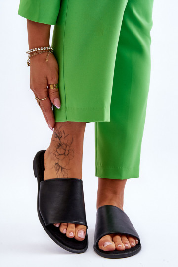 Feminin Die Haut ist glatt Hausschuhe schZuarze Farbe Cerise