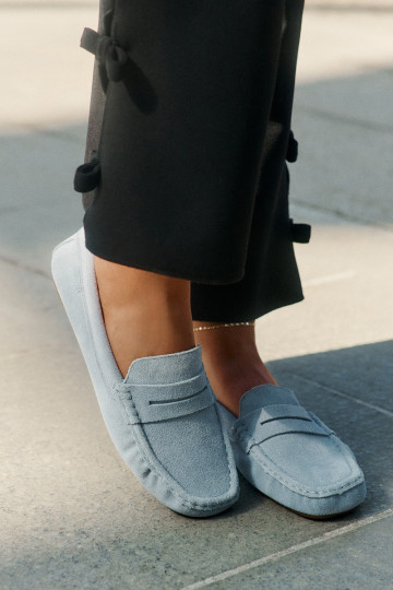 Wildleder-Mokassins Big...