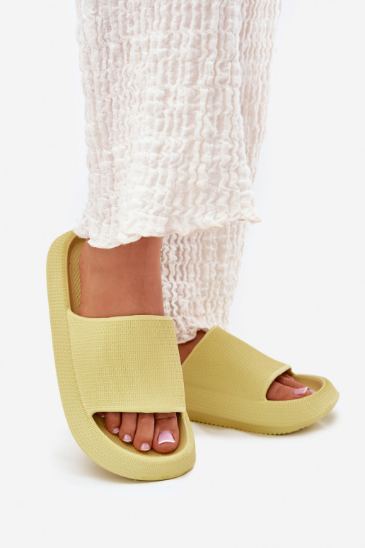 Feminin Leichte Hausschuhe aus Schaumstoff Auf dicker Sohle Kalkstein Querceria