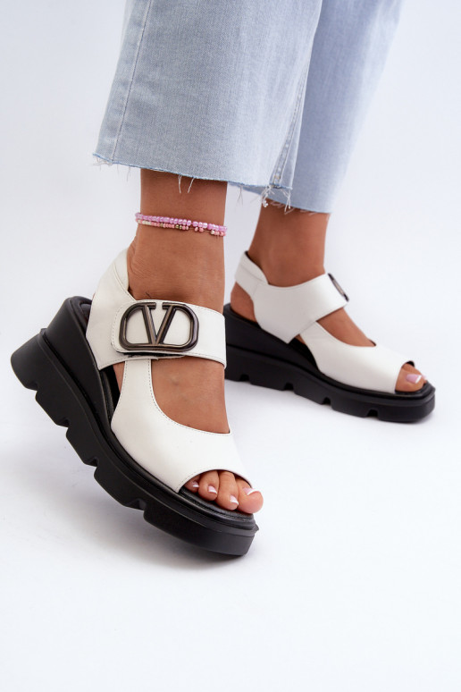 Damensandalen Auf einem Keil und Plattform aus Öko-Leder Zueiße Farbe Triaola Damensandalen Auf einem Keil und Plattform aus Öko-Leder Zueiße Farbe Triaola