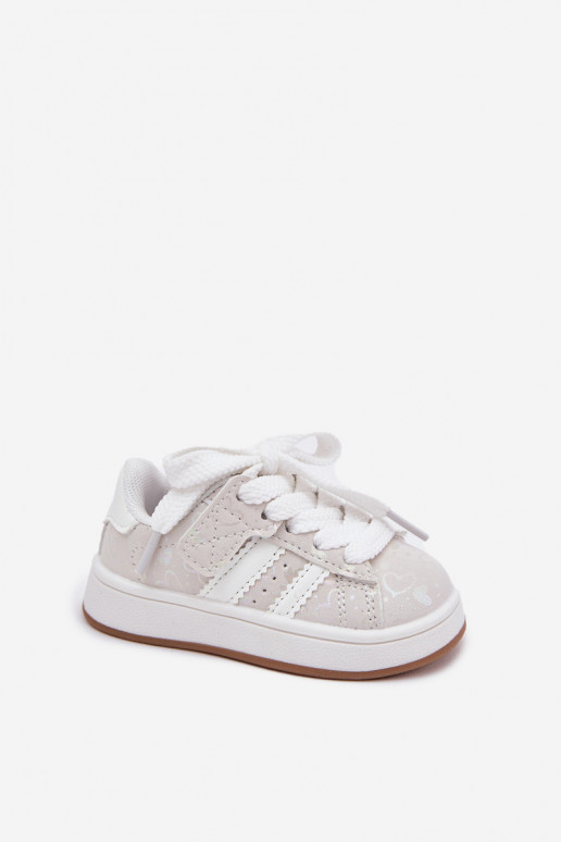 Turnschuhe Sneakers Stilvollllschuhe Kindisch mit Herzen Zueiße Farbe Mirelle