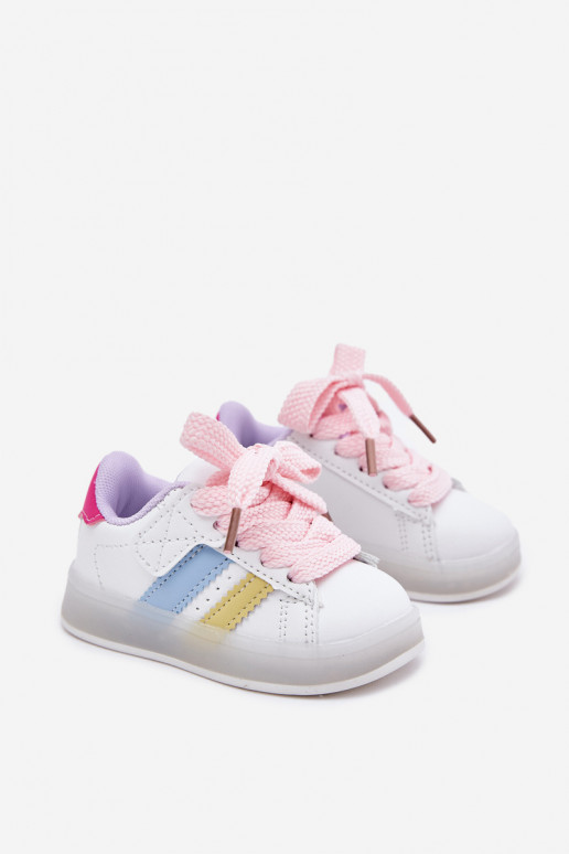 Turnschuhe Sneakers Stilvollllschuhe Kindisch mit leuchtender Sohle INeiß-pinke Farbe Arielle Turnschuhe Sneakers Stilvollllschuhe Kindisch mit leuchtender Sohle INeiß-pinke Farbe Arielle