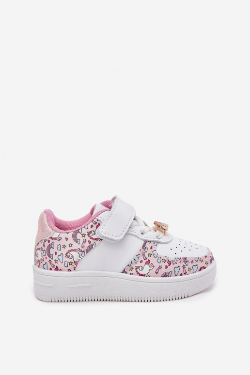 Kinder-Sneaker Turnschuhe Einhörner pinke Farbe Thalia