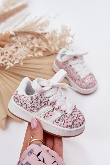 Kindersportschuhe mit Einhorn-Thema, rosa "Ilana"