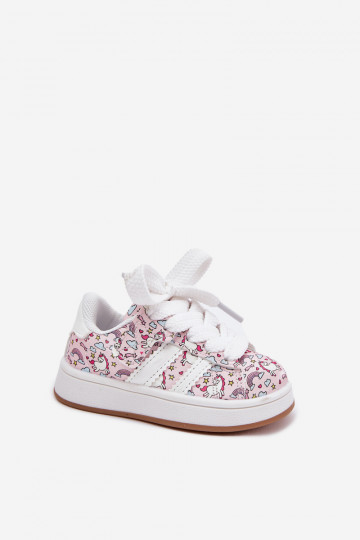 Kindersportschuhe mit Einhorn-Thema, rosa "Ilana" 2