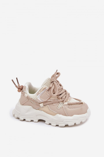 Kinder-Sportschuhe in sandfarbener Farbe 2
