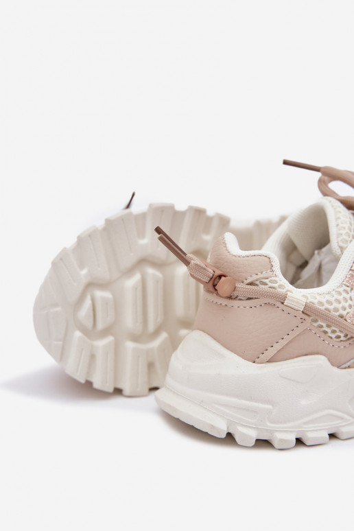 Turnschuhe Sneakers Stilvollllschuhe Kindisch Beige Tilvianea