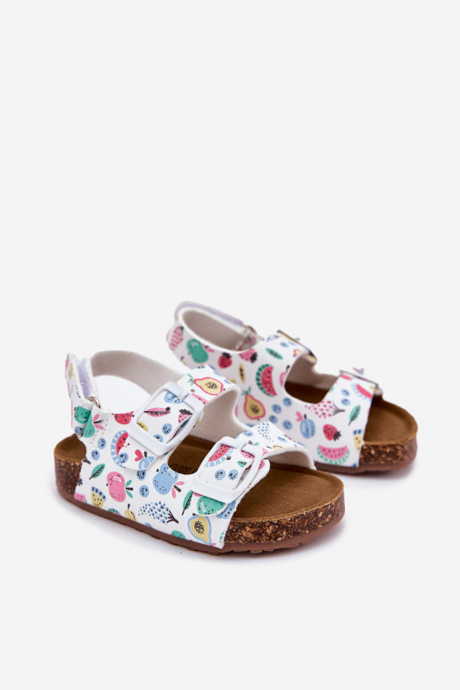 Kindersandalen Auf einer Korksohle mit Schnallen OZuoce Zueiße Farbe Thessa Kindersandalen Auf einer Korksohle mit Schnallen OZuoce Zueiße Farbe Thessa