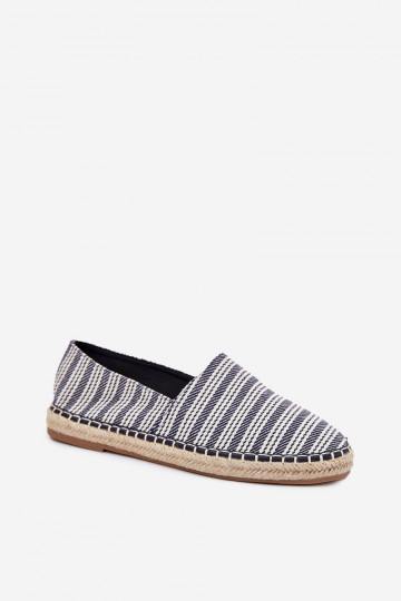 Espadrilles Männlich Mit Zopf Dunkelblau Daniell