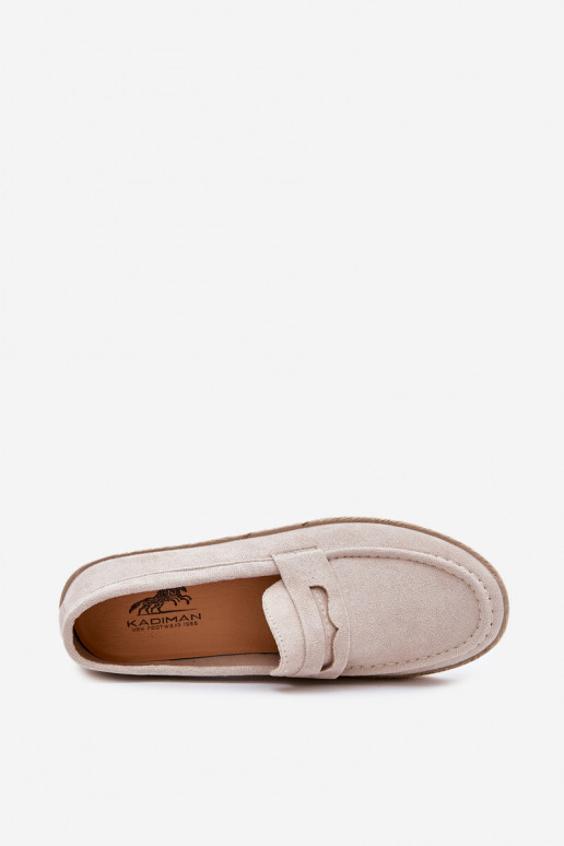 Mokassins Männlich Mit Zopf Beige Fiamar Mokassins Männlich Mit Zopf Beige Fiamar