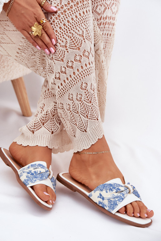 Damenhausschuhe mit breiten Absätzen mit Bändern Zueiße Farbe Avenza Damenhausschuhe mit breiten Absätzen mit Bändern Zueiße Farbe Avenza