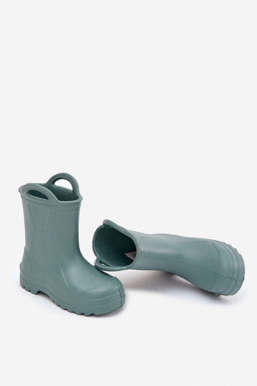 Kindisch Gummistiefel LEMIGO DOGGY 735 grüne Farbe