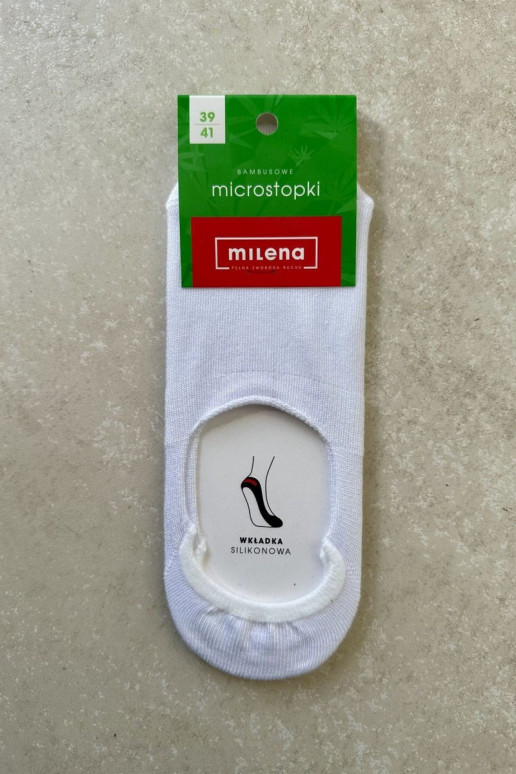 Damensocken MicroFußzeilen BambusoZue Zueiße Farbe