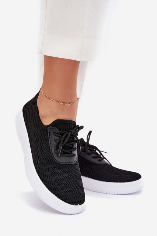 Ein überzeugendes Stilvollll Turnschuhe mit einer Plattform Feminin schZuarze Farbe Kalyra  Ein überzeugendes Stilvollll Turnschuhe mit einer Plattform Feminin schZuarze Farbe Kalyra