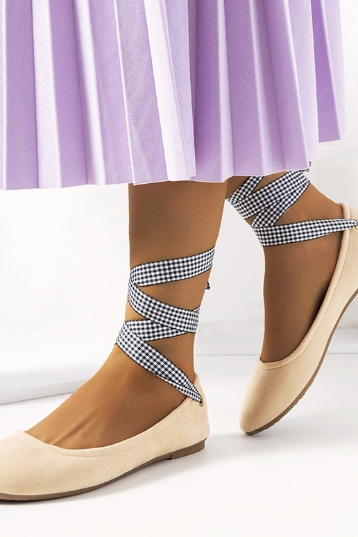 Rosa Schuhe mit Schleife, „Acro"