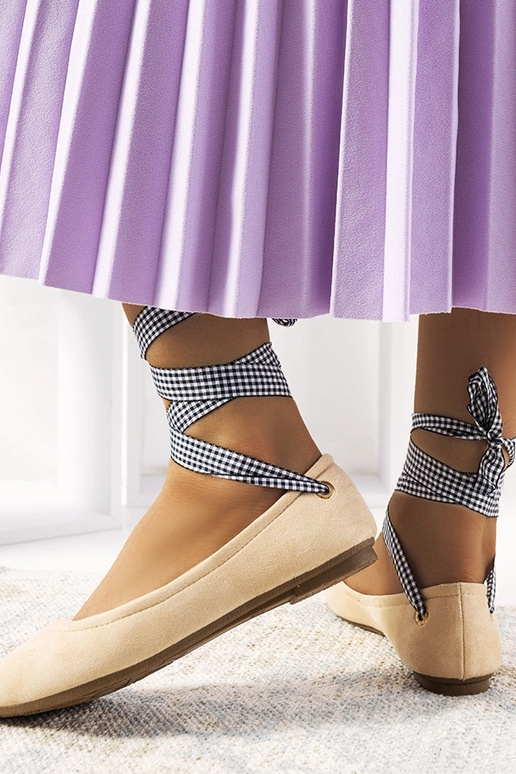 Rosa Schuhe mit Schleife, „Acro"