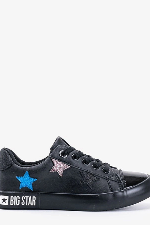 Schwarze Kinderfreizeitschuhe, „Big...