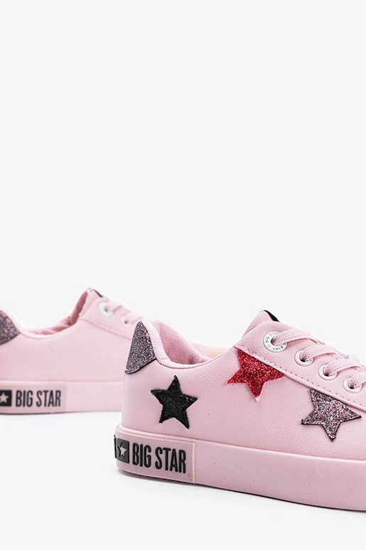Rosa Kinderfreizeitschuhe, „Big Star"