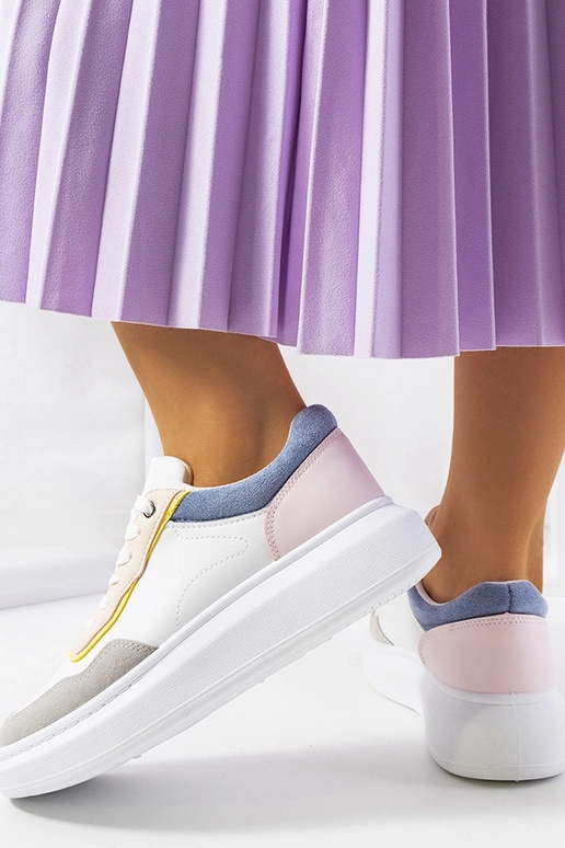 Selma Blaue weiße Damen-Sneaker Selma Blaue weiße Damen-Sneaker