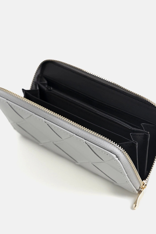 Portemonnaie Bennett Mattgrau