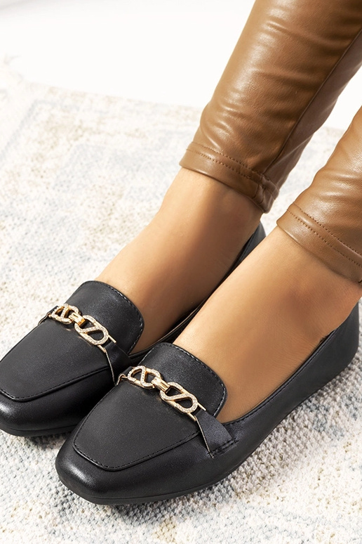 Schwarze Loafer „Milder“ mit... Schwarze Loafer „Milder“ mit...