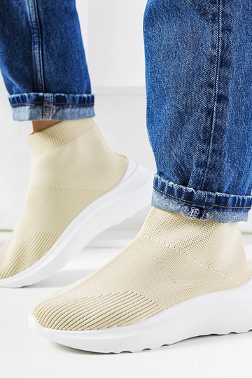 Jennifers beige High-Top-Sneakers 2