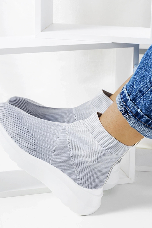 Graue High-Top-Sneakers von Jennifer's Graue High-Top-Sneakers von Jennifer's