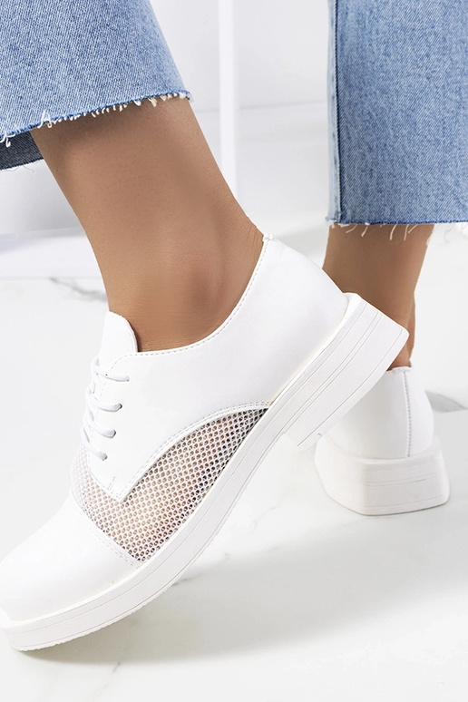 Weiße Damen Halbschuhe, „Huard"