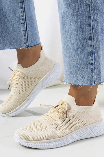 Beige Sport-Sneakers von Michael's 2