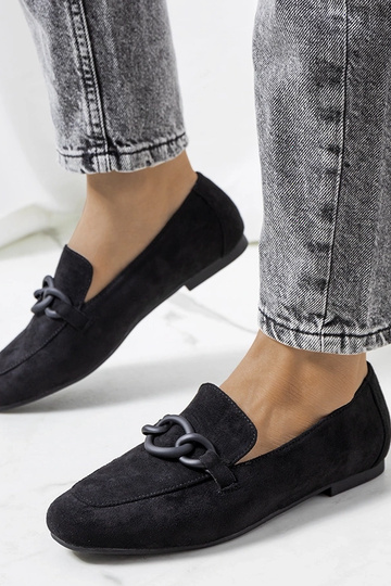 Schwarze Dante-Schuhe aus Leder 2