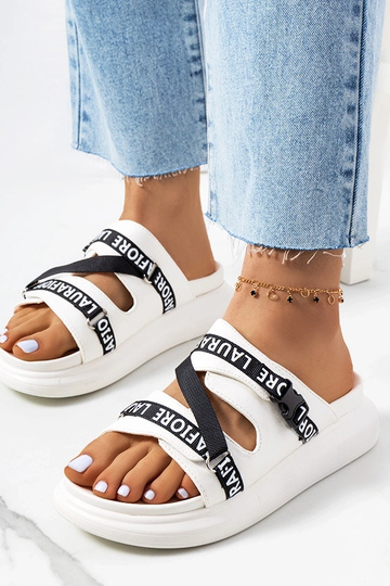 Weiße Plateau-Flip-Flops von Kogil 2