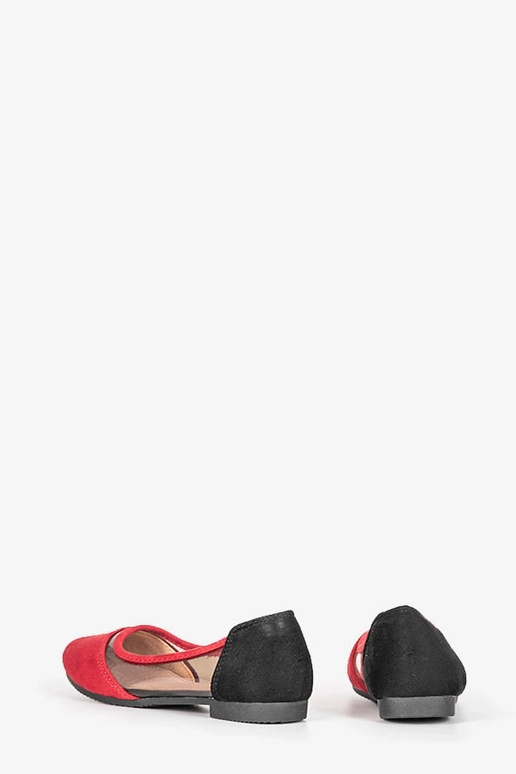 Kortes rote Wildleder-Ballerinas für... Kortes rote Wildleder-Ballerinas für...