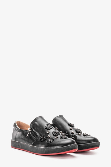 Schwarze Jorik Kinder-Sneaker