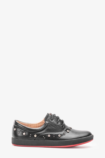 Schwarze Fosses Kinder-Sneaker