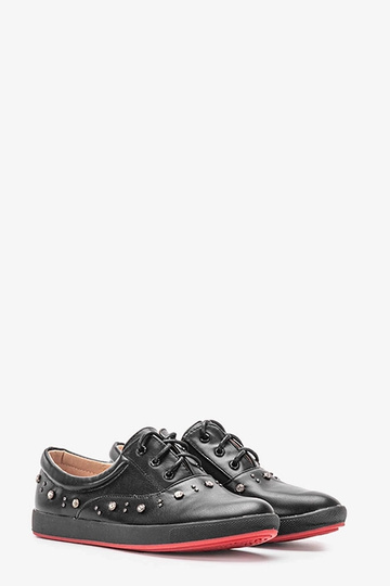 Schwarze Fosses Kinder-Sneaker 2